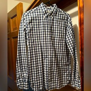 J. Crew Men’s Slim Button Up Shirt Blue Check